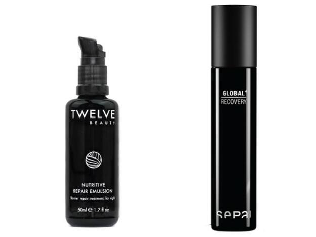 Nutritive Repair Emulsion de Twelve Beauty (66 €). Global+ Recovery de Sepai (159 €).