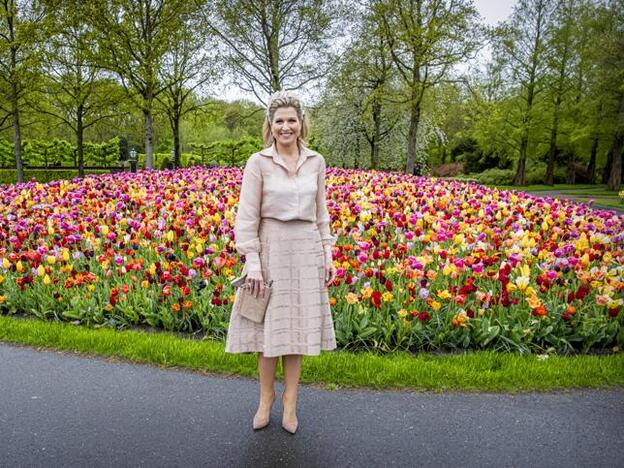 La Reina Máxima de Holanda en uno de sus últimos actos públicos.
