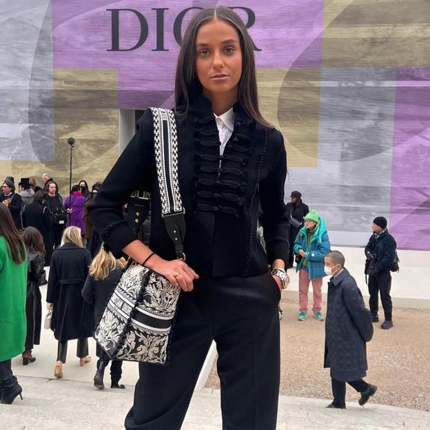 Victoria Federica de Marichalar y Borbón en el desfile de Dior.