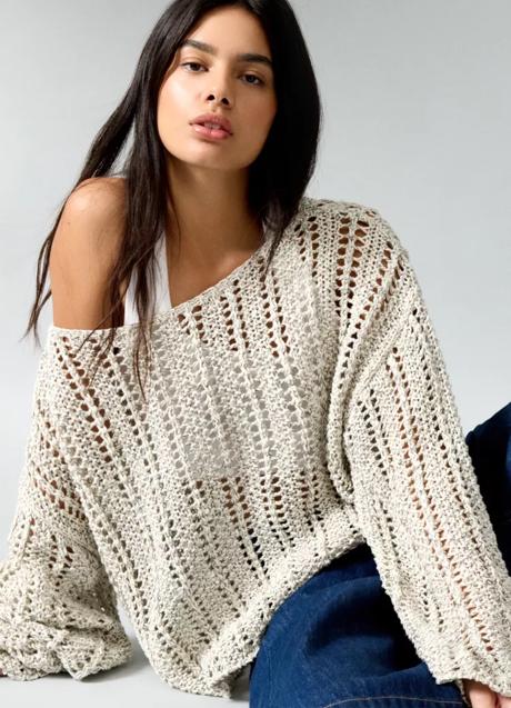 Jersey calado de Pull & Bear (29,99 euros)