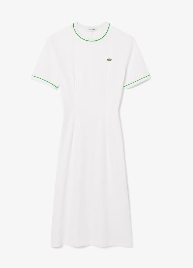 Vestido de manga corta de Lacoste, 140 euros.